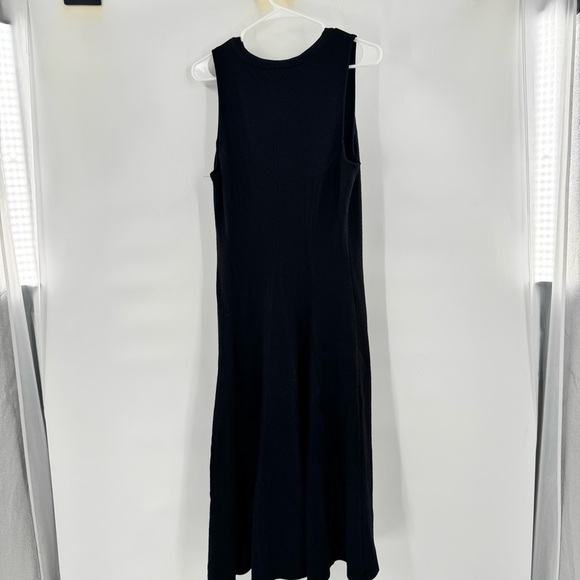 Anthropologie Maeve Black Sleeveless V-Neck Sheath Maxi Dress M - Picture 8 of 8